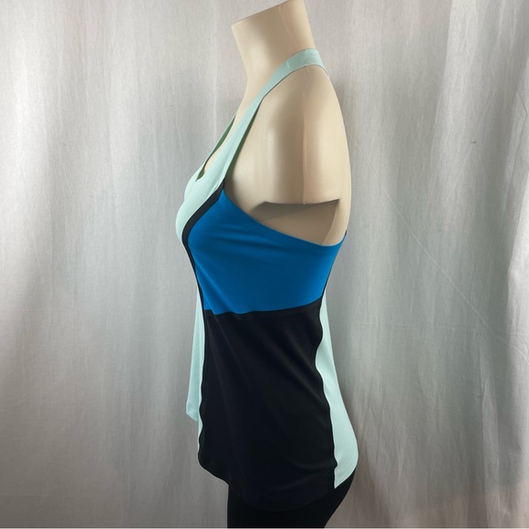 Lululemon Cool Racerback *Surf Bonded Aquamarine / Beach Blanket Blue / Black - Picture 8 of 11